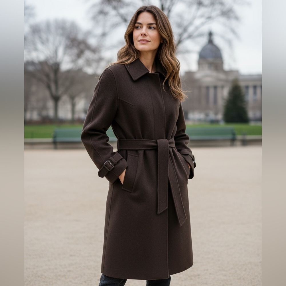 Horst Mandel Wool Coat - German Designer - Casual Size M